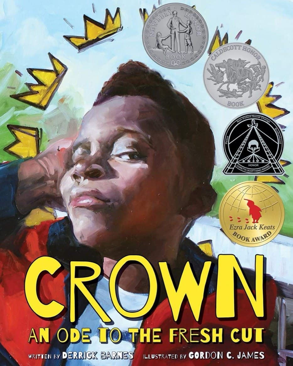 Cover of Crown: An Ode to the Fresh Cut by Derrick Barnes & Gordon C. James