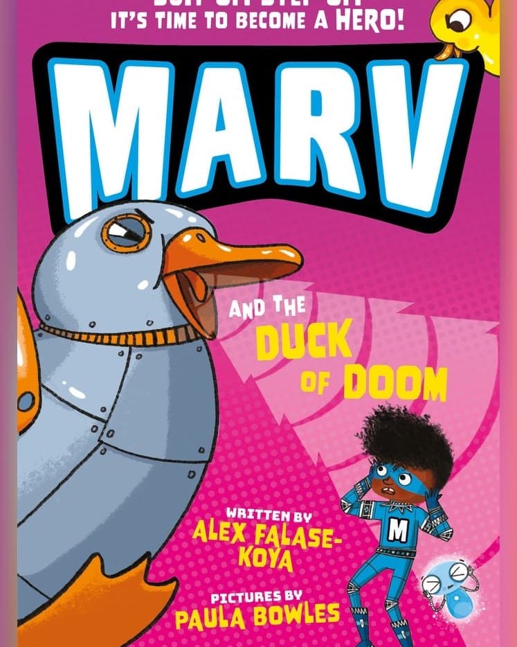 Cover of Marv and the Duck of Doom by Alex Falase-Koya & Paula Bowles