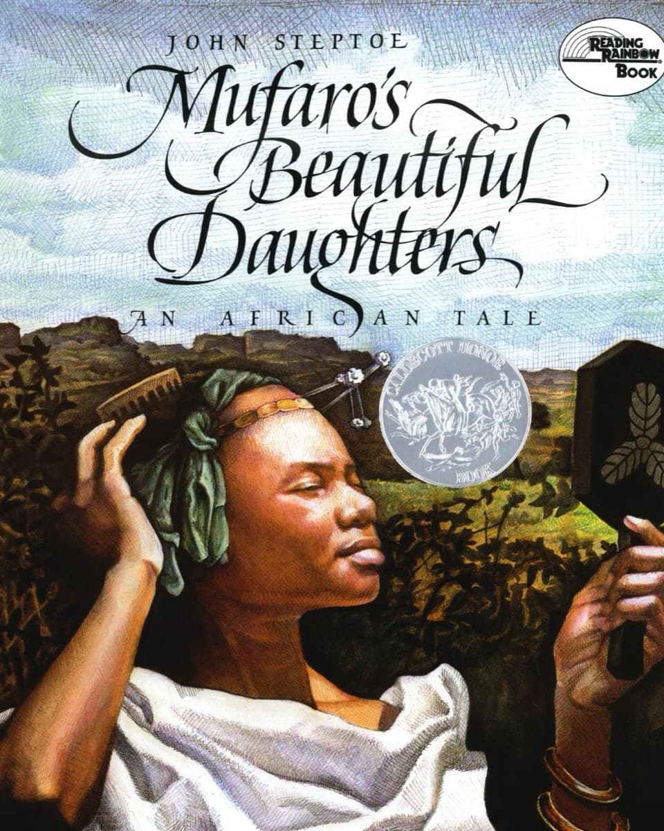 Cover of Mufaro’s Beautiful Daughters: An African Tale by John Steptoe
