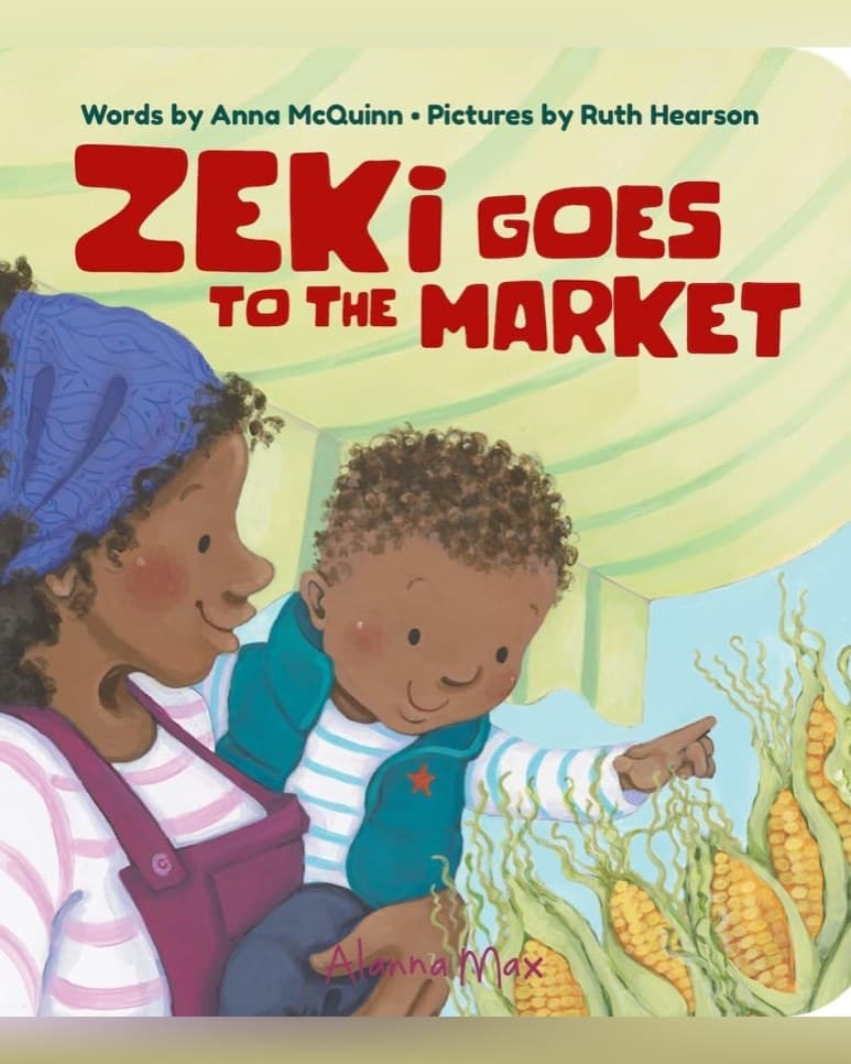Cover of Zeki Goes to the Market by Anna McQuinn